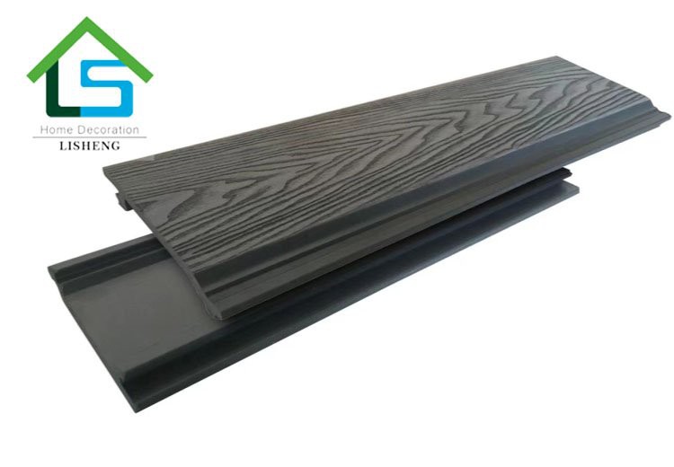 אופנה חומר קישוט עץ WPC לוח קיר