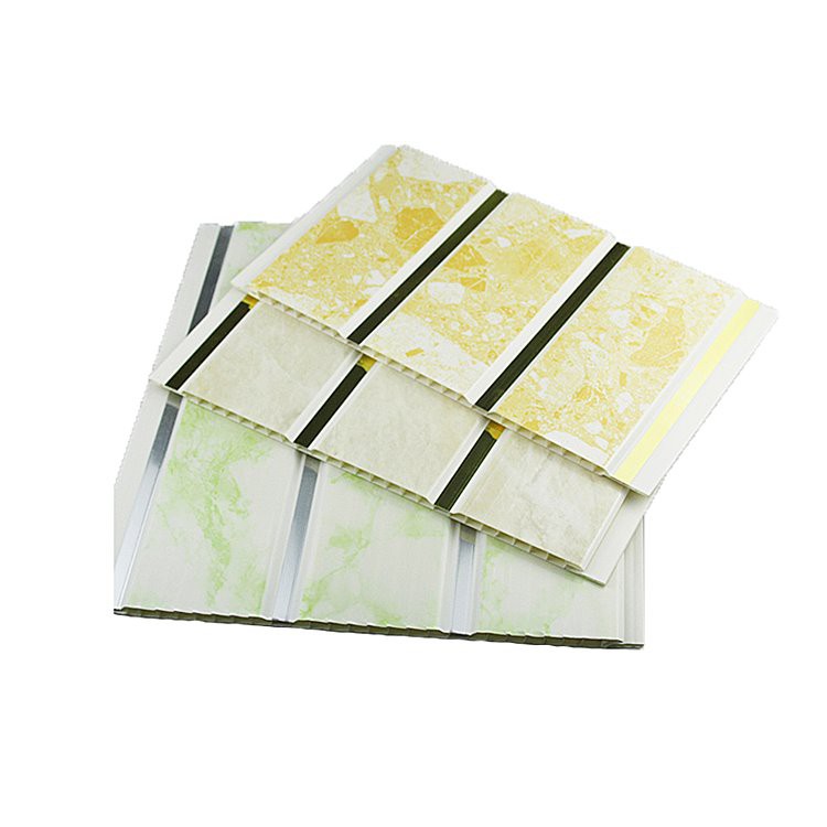 לוח קיר PVC בקו כסף