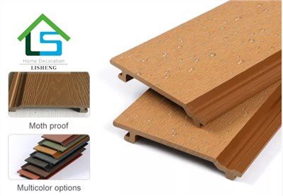 עיצוב פאנל קיר WPC באיכות גבוהה בעץ