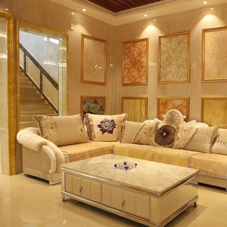 קישוט יריעת שיש UV עבור מקורה